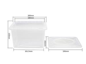 Boîte en plastique IML 2900ml avec couvercle, CX116