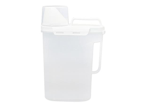 Bouteille en plastique avec tasse IML 2200ml, Bouteille d'eau avec bec verseur, CX108A